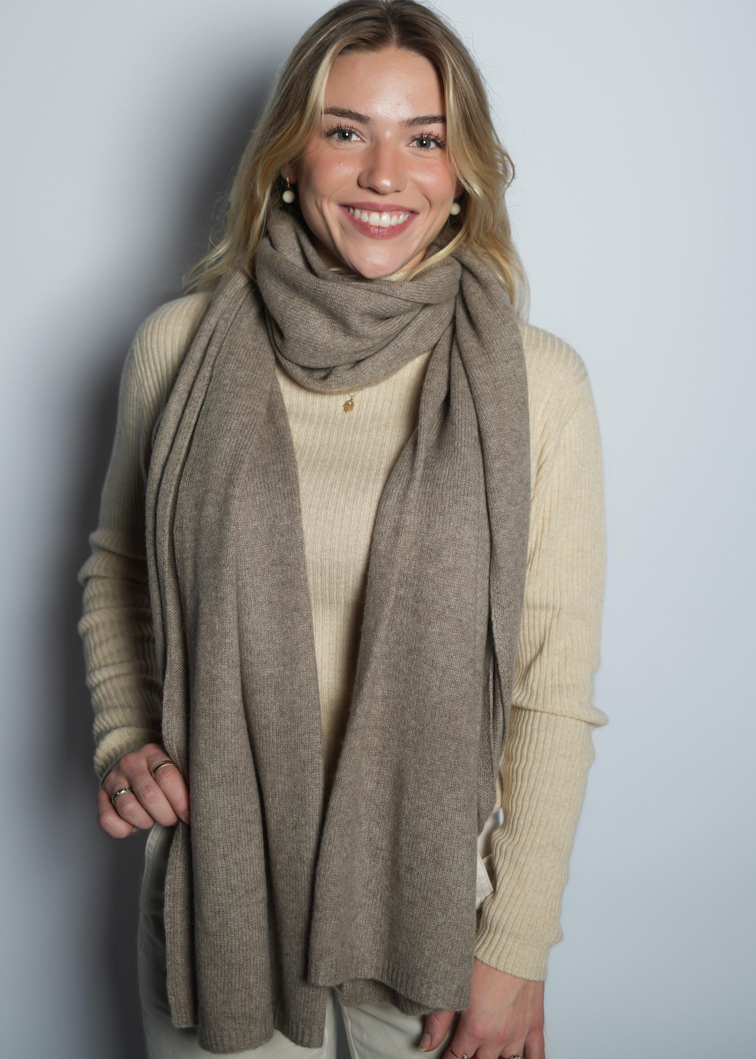 Classic Knit Cashmere Scarf - Kashme