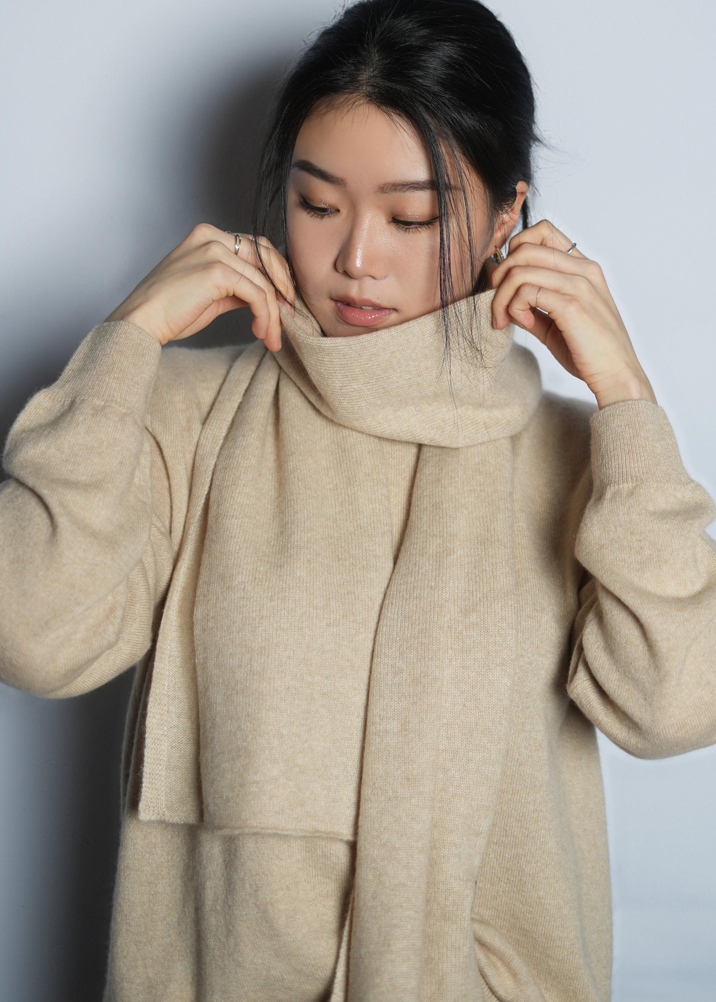 Oversized Cashmere Scarf - Kashme