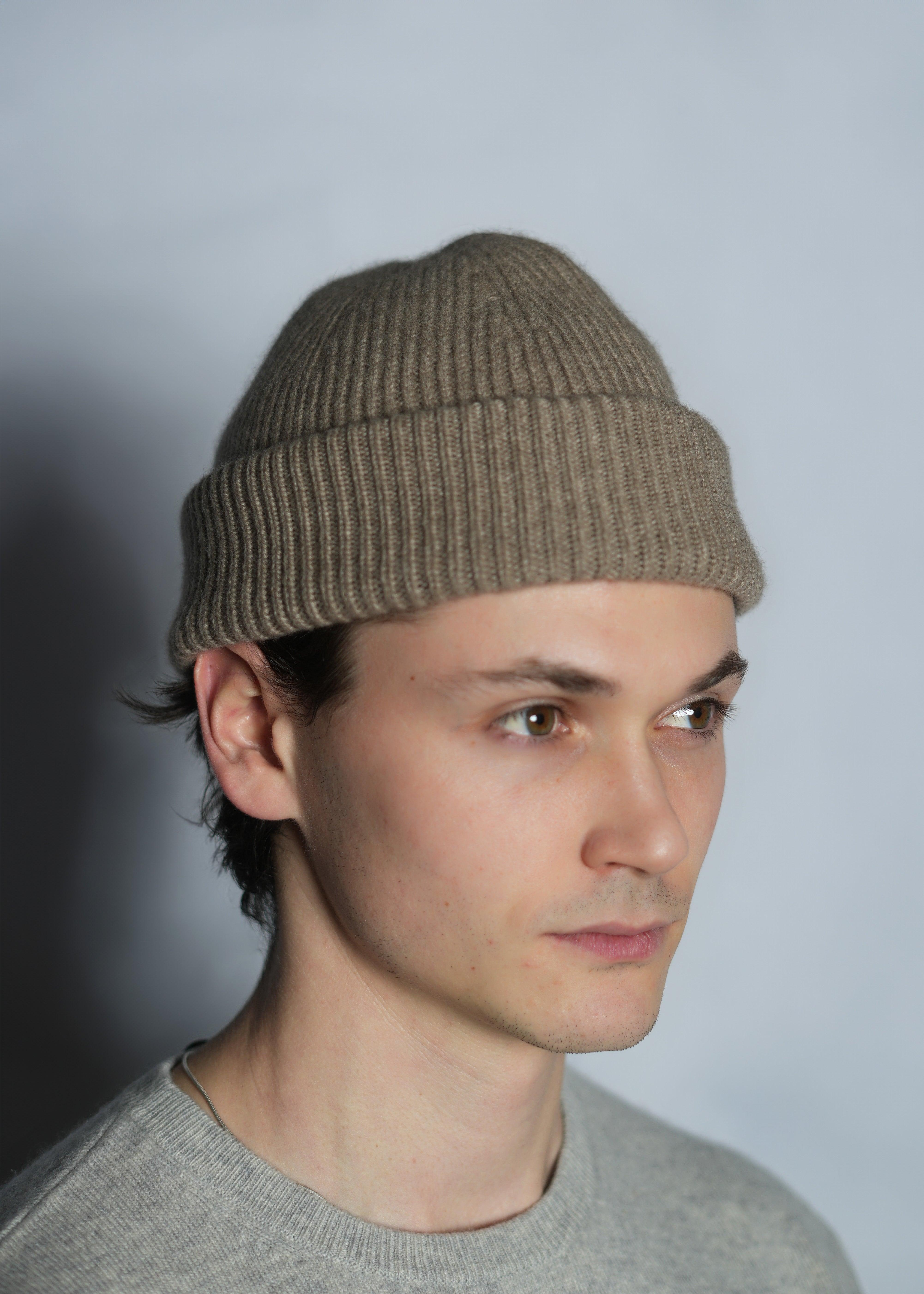 Cashmere Ribbed Beenie - Kashme