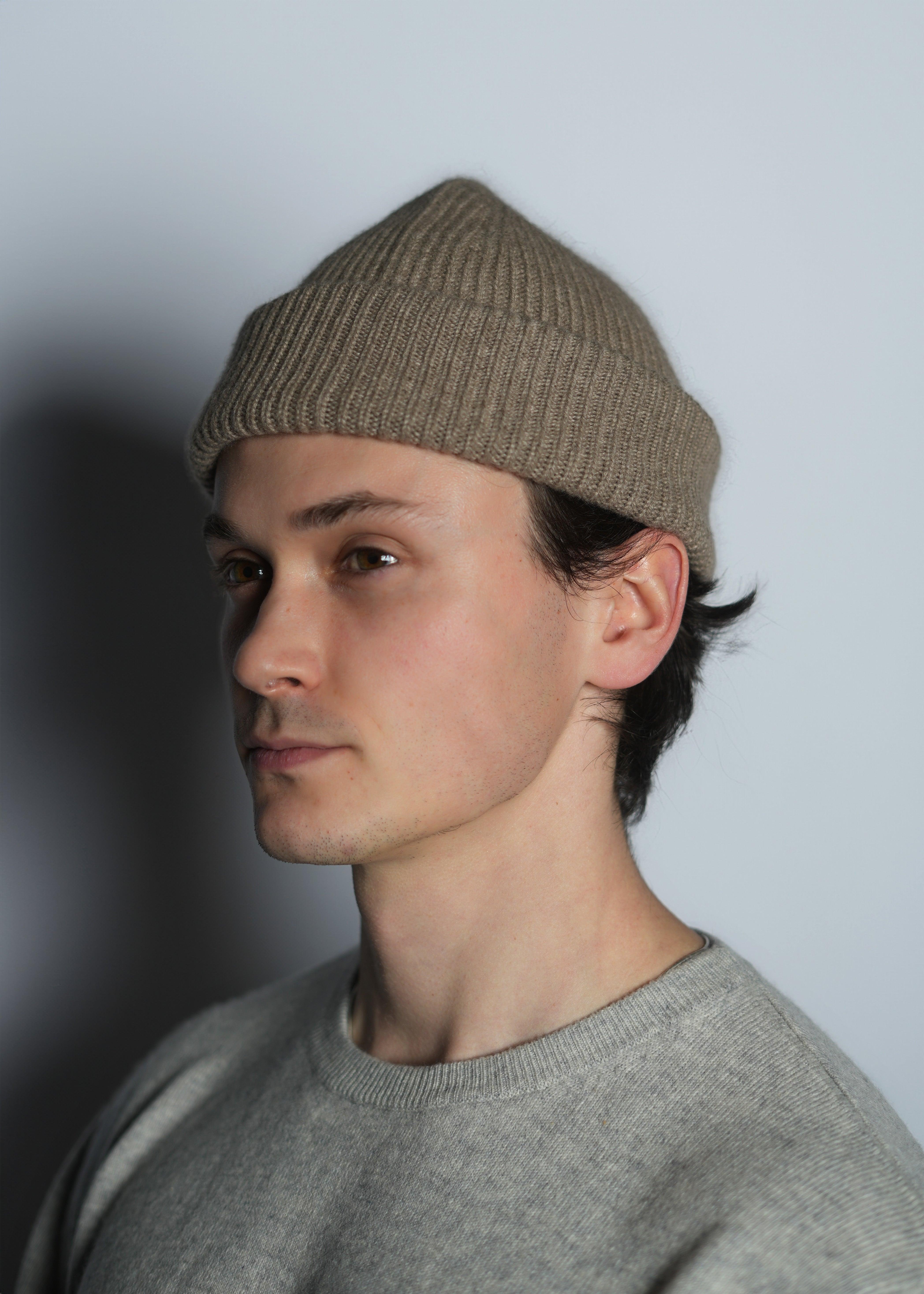 Cashmere Ribbed Beenie - Kashme