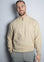 Half Zip-Up Cashmere Sweater - Kashme