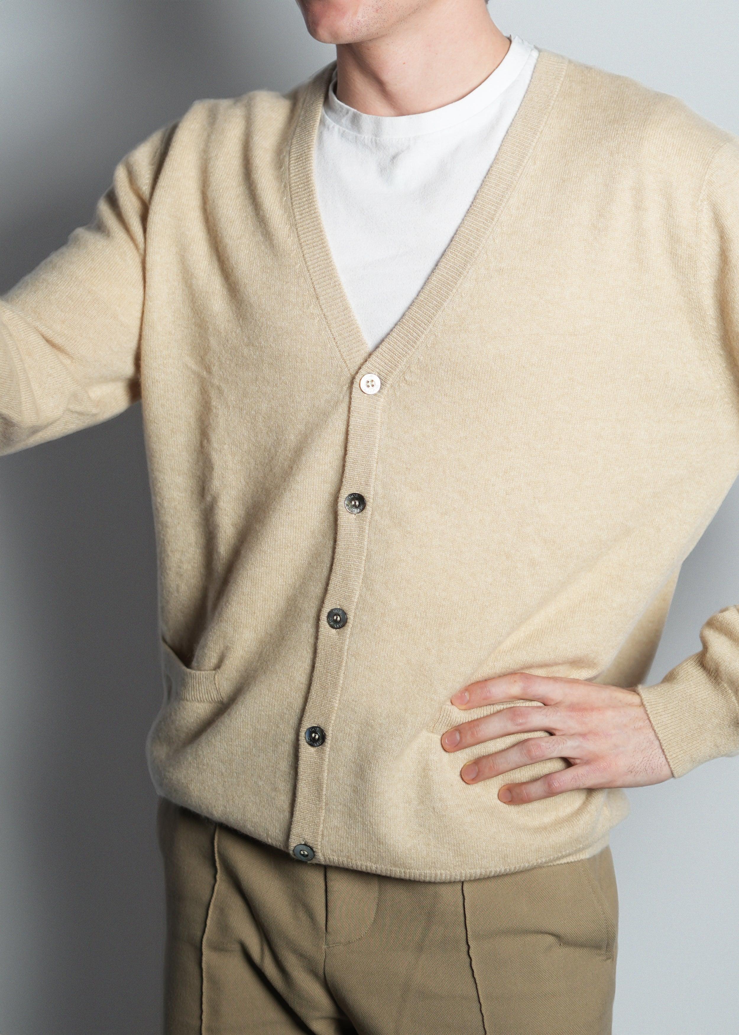 Cashmere V-neck Cardigan - Kashme