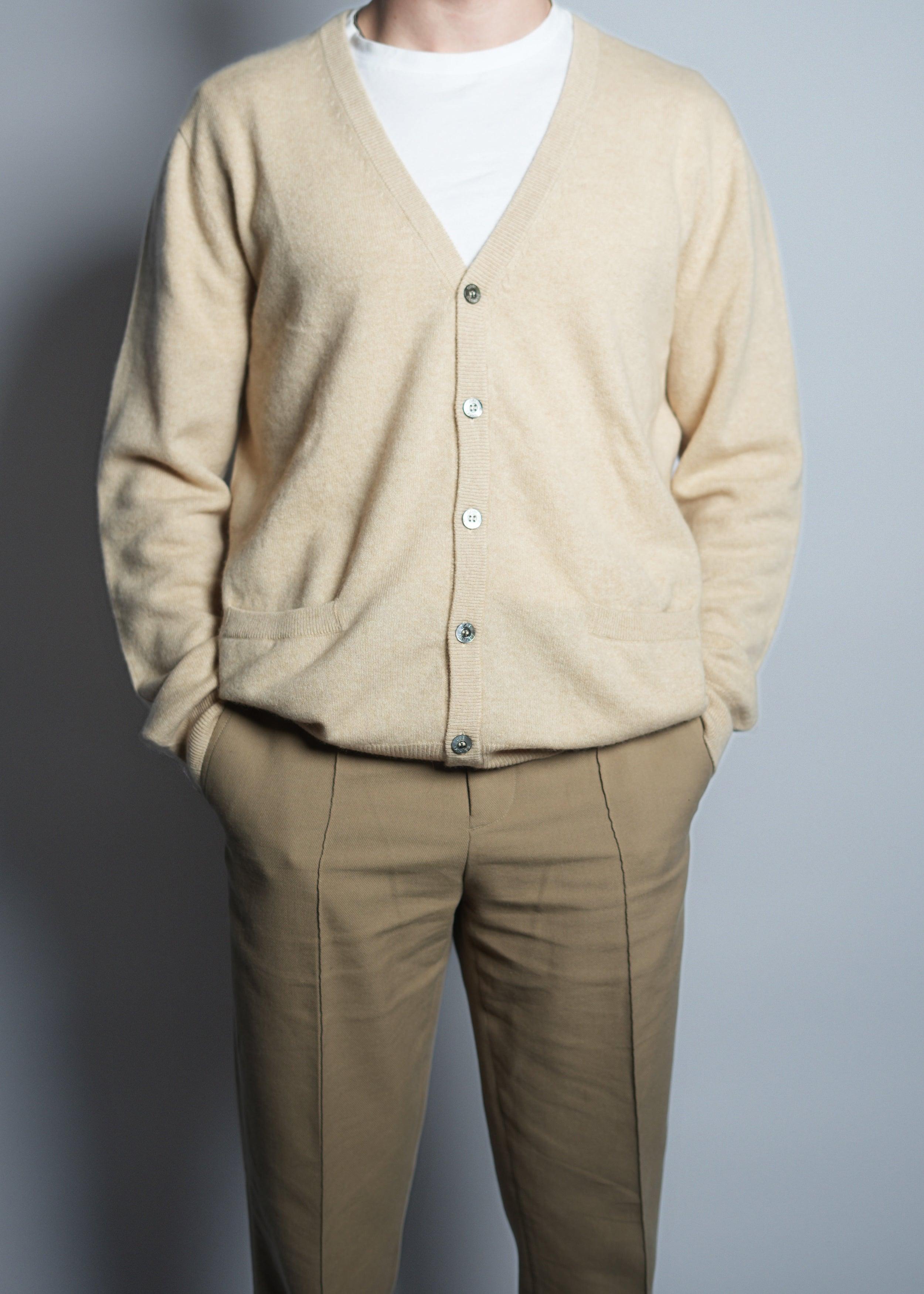 Cashmere V-neck Cardigan - Kashme