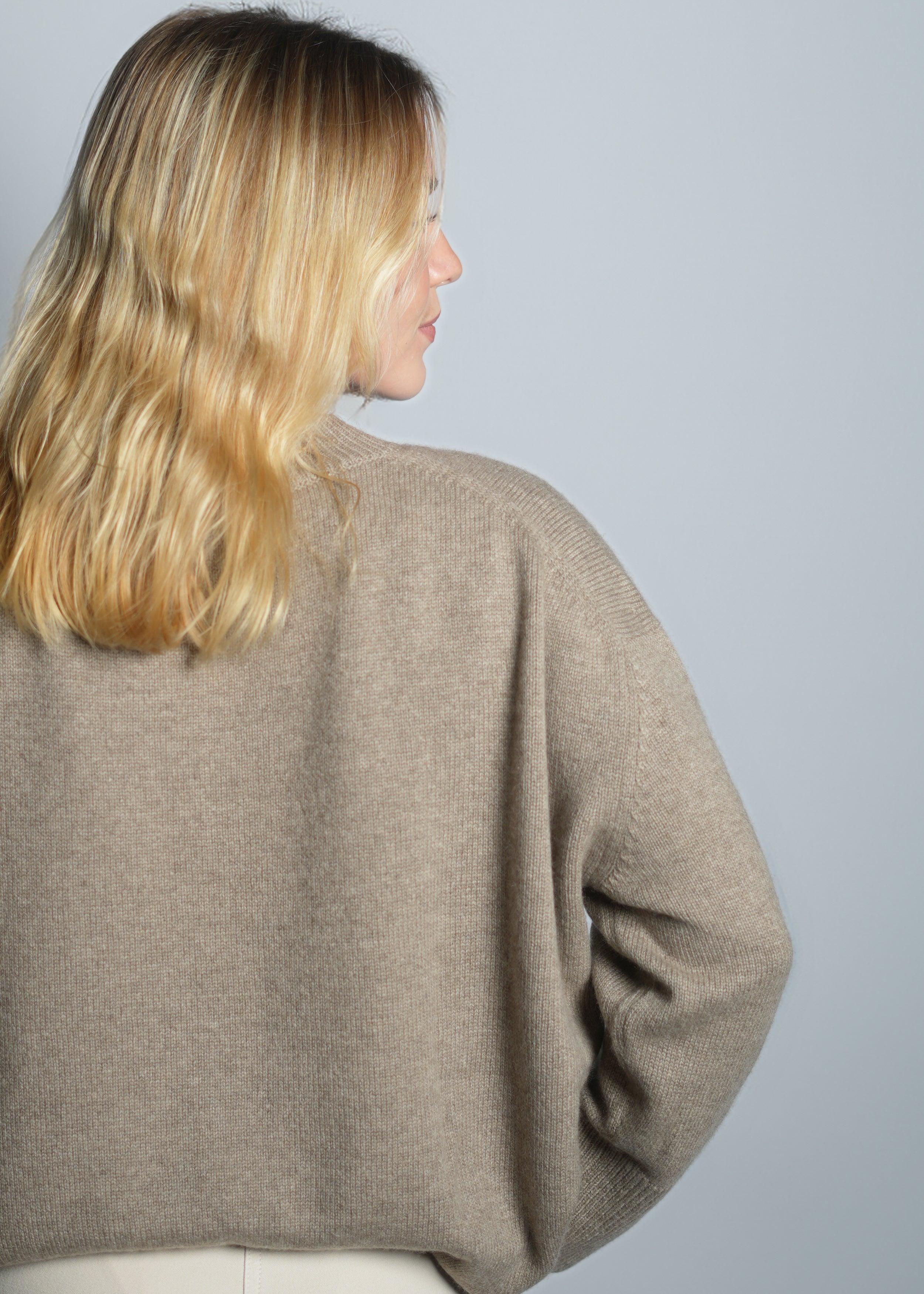 Relaxed-Fit Cashmere Sweater - Kashme