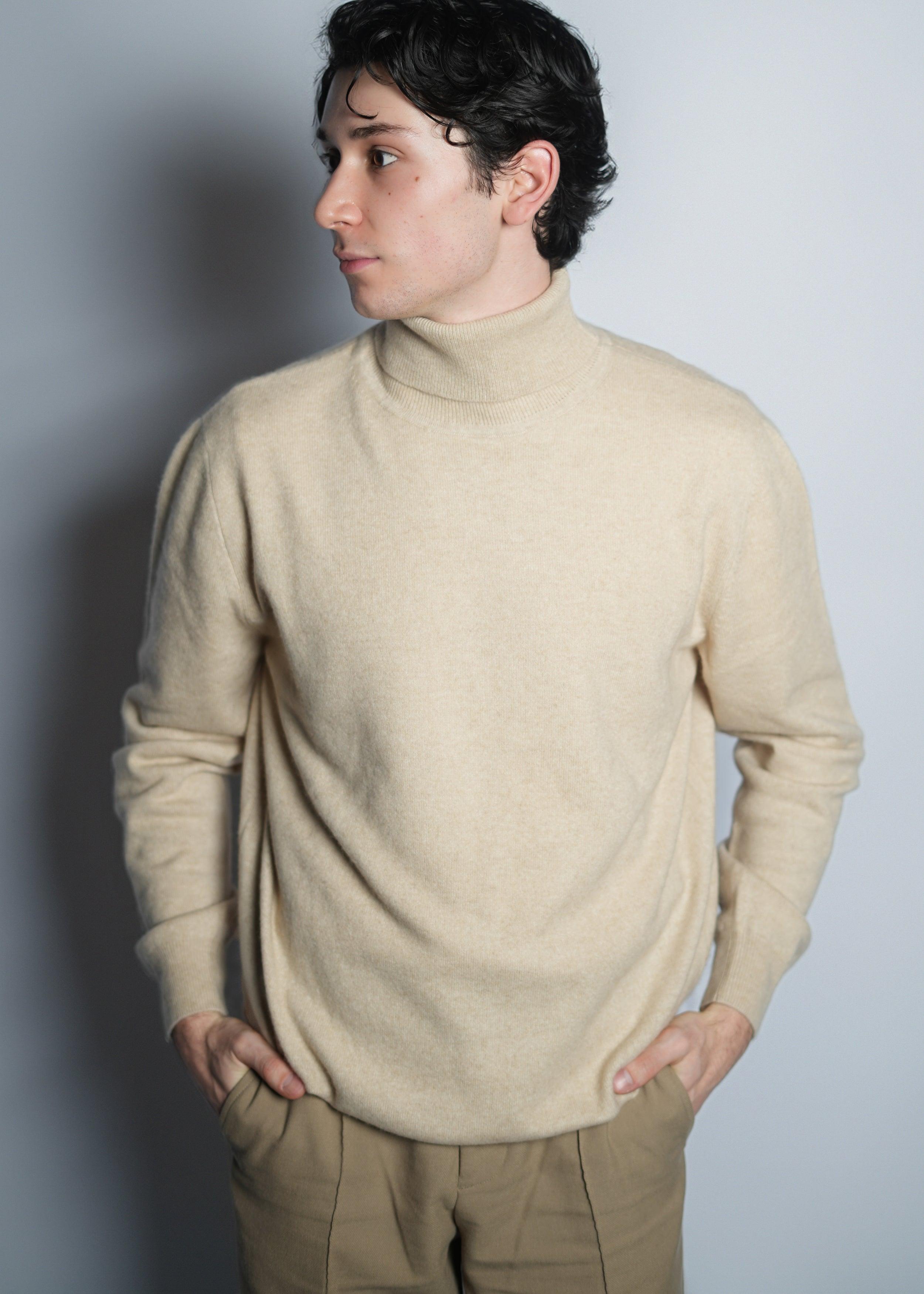 Classic Turtle Neck Cashmere Sweater - Kashme